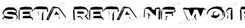 Seta Reta NF WO1 Reg字体转换